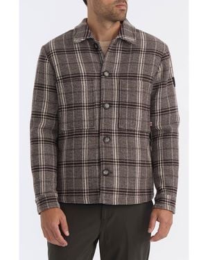 HUNTER Plaid Overshirt - Brown