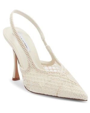 Steve Madden Beverlie Pointed Toe Slingback Pump - White