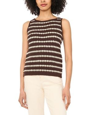Halogen® Stripe Sweater Tank - Blue