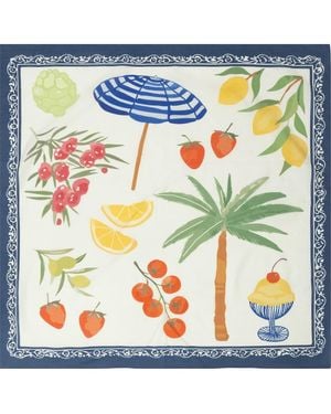 Saachi Cotton & Rayon Oversized Bandana - Blue