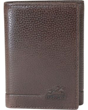 Mancini Fifth Ave Rfid Leather Trifold Wallet - Brown