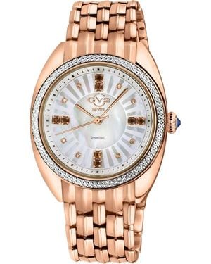 Gv2 Palermo Gemstone Embellished Bracelet Watch, 35Mm - Metallic