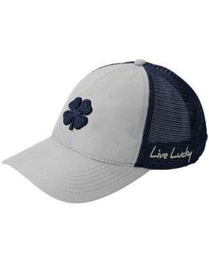 Black Clover Clover Slick Luck Clover Baseball Cap - Blue