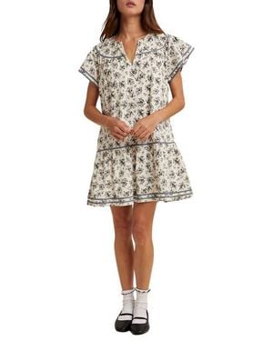 Wishlist Flutter Sleeve Minidress - Multicolor