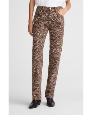 Madewell Longline Straight Leg Jeans - Multicolor
