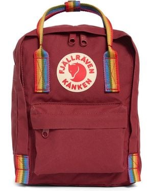 Fjallraven Mini Kånken Water Resistant 13-Inch Laptop Backpack - Red