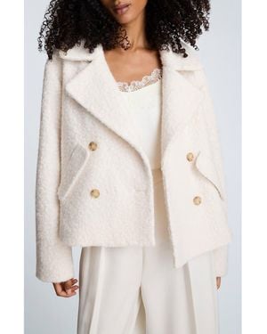 Kenneth Cole Bouclé Peacoat - Multicolor