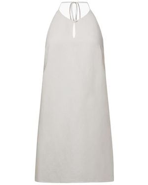Onia Keyhole Cover-Up Halter Dress - White
