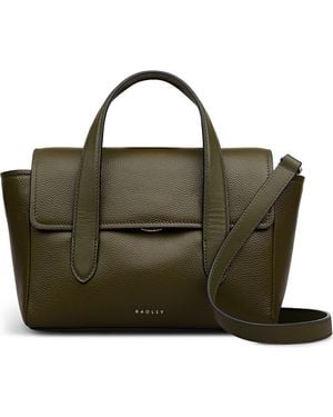 Radley Mayfair Lane Small Flapover Satchel Bag - Green