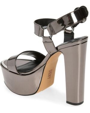 DKNY Shila Platform Sandal - Gray