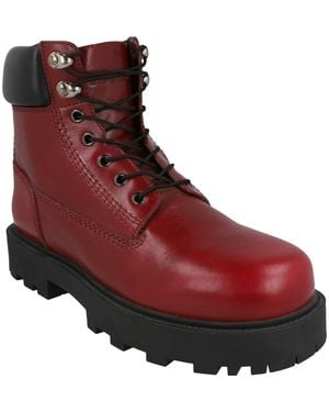 Givenchy Storm Lace-Up Boot - Red