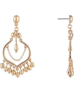 Rachel Roy Chain Drop Earrings - White