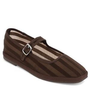 MIA Morocco Mary Jane Flat - Brown