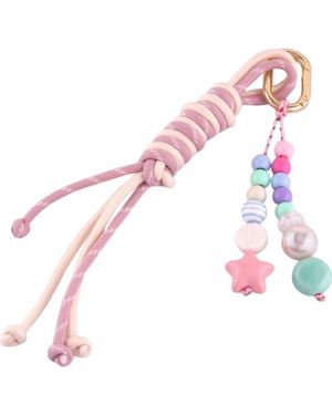 MacRae & Co Rope Bag Charm - Pink