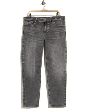 HUGO Maine Straight Leg Jeans - Gray