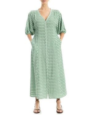 green emerald velvet dress Green Polka Dot Kennedy Midi Dress