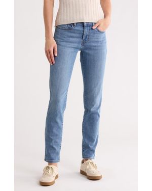 FRAME Le Garcon Mid Rise Crop Boyfriend Jeans - Blue