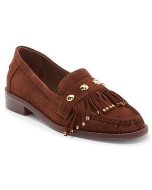 Cinq À Sept Gina Studded Loafer - Brown