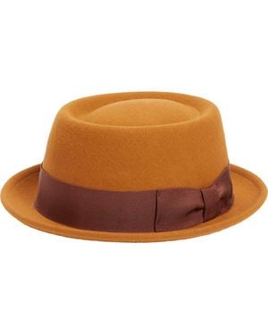 Bailey Darron Wool Felt Pork Pie Hat - Brown