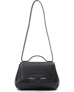 Rag & Bone Realm Leather Top Handle Bag - Black