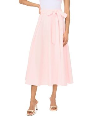 Parker Side Tie Midi Skirt - Pink