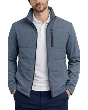 Hawke & Co. Water Resistant Hybrid Stretch Jacket - Blue