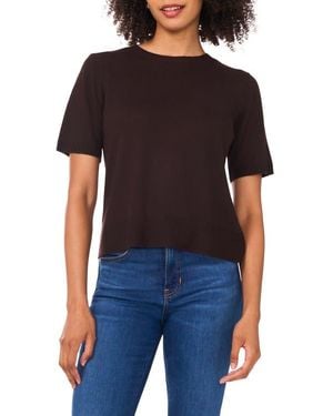 Ted Baker Short Sleeve Crewneck Sweater T-Shirt - Black