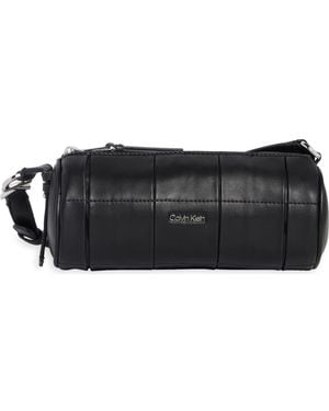 Calvin Klein Tina Barrel Crossbody Bag - Black