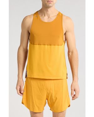 Rhone Extra Mile Performance Tank - Orange