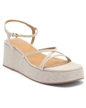 Reformation Zolanda Platform Sandal - Natural