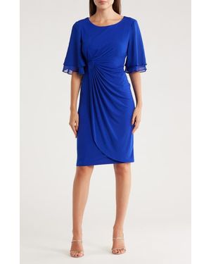 green emerald velvet dress Connected Apparel TFK67934M1