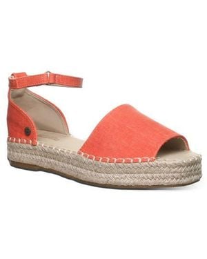 BEARPAW Affagato Espadrille Sandal - Pink