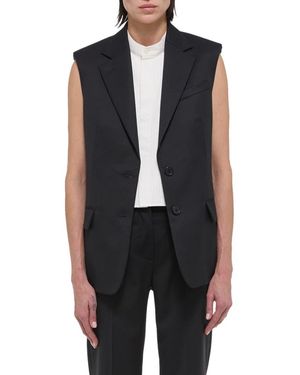 Helmut Lang Virgin Wool Vest - Blue