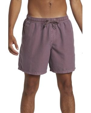 Quiksilver Everyday Surfwash Volley Swim Trunks - Purple