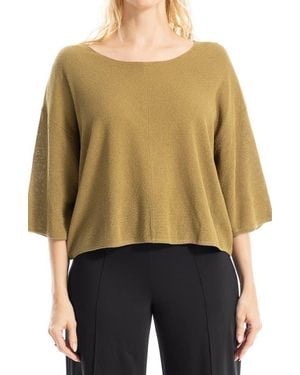 Max Studio Textured Dolman Sleeve Sweater - Multicolor