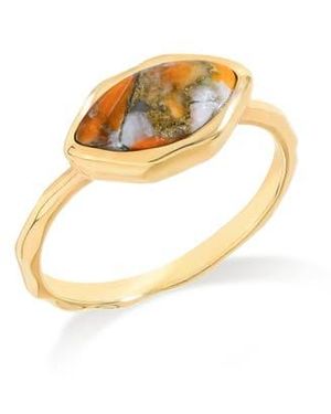 YS GEMS Marquis Stone Ring - Metallic
