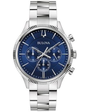Bulova Chronograph Bracelet Watch, 42Mm - Blue