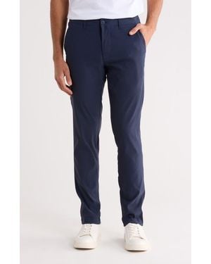 DKNY Essential Tech Slim Chino Pants - Blue
