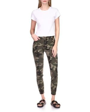 DL1961 Farrow Camo Skinny Ankle Jeans - Black