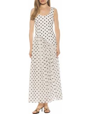 Alexia Admor Elowen U-Neck Maxi Dress - Metallic