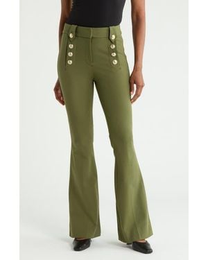 10 Crosby Derek Lam Robertson Flare Pants - Green