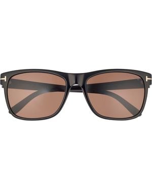 Tom Ford Giulio 59Mm Square Sunglasses - Multicolor