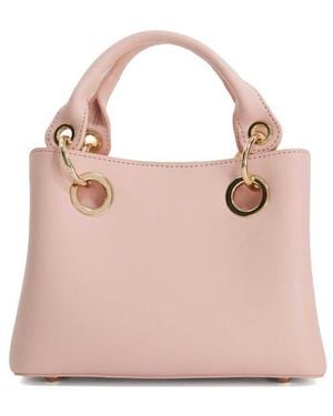 Dune Diddydelaser Faux Leather Top Handle Bag - Pink