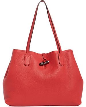 Longchamp Large Essential Tote Bag - Red