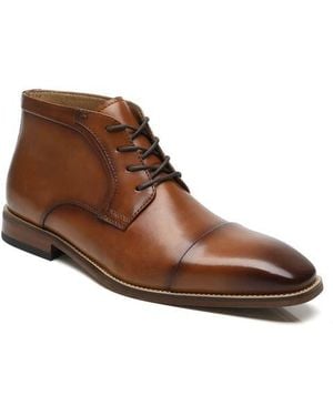 La Milano Across Ii Cap Toe Chukka Boot - Brown