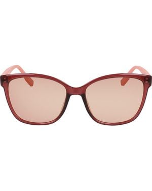 Converse Oversized Square Frame Sunglasses - Pink