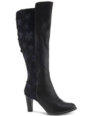 Spring Step Rozena Knee High Boot - Black