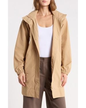 Eileen Fisher Stand Collar Jacket - Natural