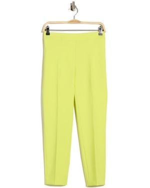 DKNY Pull-On Ankle Pants - Yellow