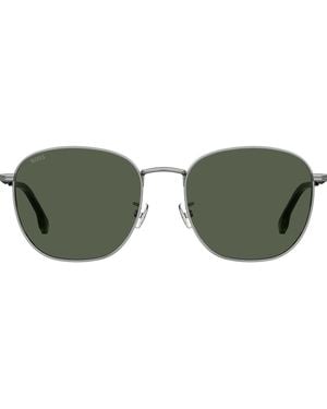 BOSS 57Mm Square Sunglasses - Green